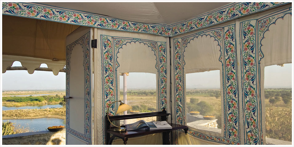 Chhatra Sagar  -  Hill tent Interior